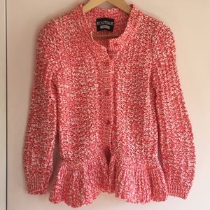 Moschino boutique knitted open sweater